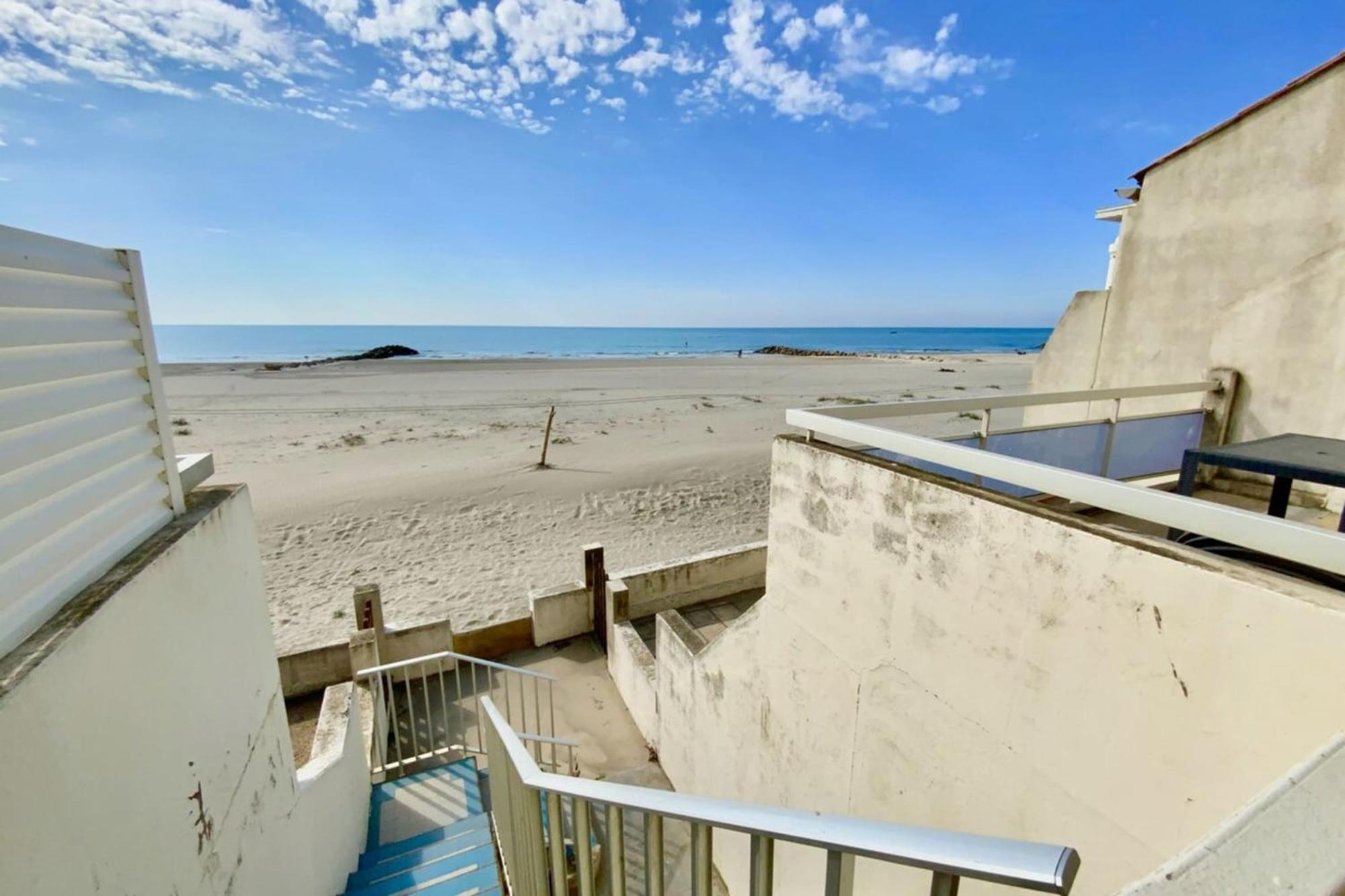 The Beach - Beachfront 2 Bedrooms With View ! Palavas-les-Flots Exteriér fotografie